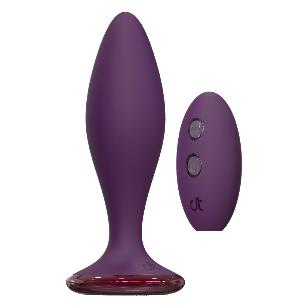 Анальный вибратор Dreamtoys Glam с пультом, фиолетовый, 12.8 х 3.6 см фото №0 — секс игрушки: Украина, NO TABOO