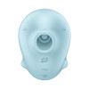 Вакуумный стимулятор Satisfyer Sassy Seal с вибрацией, голубой, 9.5 х 9.5 см фото №3 — секс игрушки: Украина, NO TABOO