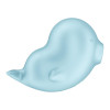 Вакуумный стимулятор Satisfyer Sassy Seal с вибрацией, голубой, 9.5 х 9.5 см фото №5 — секс игрушки: Украина, NO TABOO