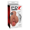 Мастурбатор вагина и анус Pipedream PDX Plus, кибер-кожа, бежевый, 16.5 х 9.7 см фото №1 — секс игрушки: Украина, NO TABOO