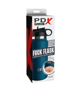 Мастурбатор-влагалище Pipedream PDX Plus в виде термоса, голубой, 23.8 х 8.3 см - No Taboo