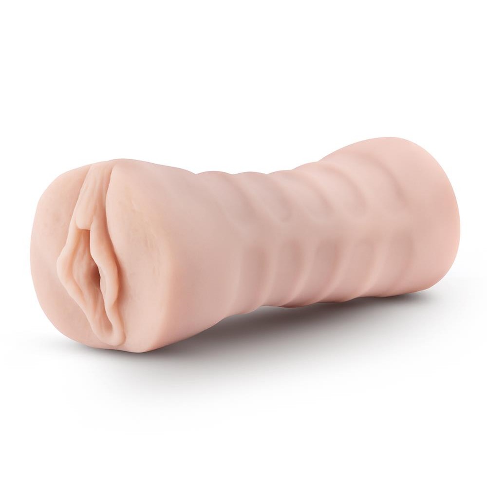 Мастурбатор-вагина Blush Enlust с виброком, бежевый, 13.3 х 5.7 см фото №3 — секс игрушки: Украина, NO TABOO