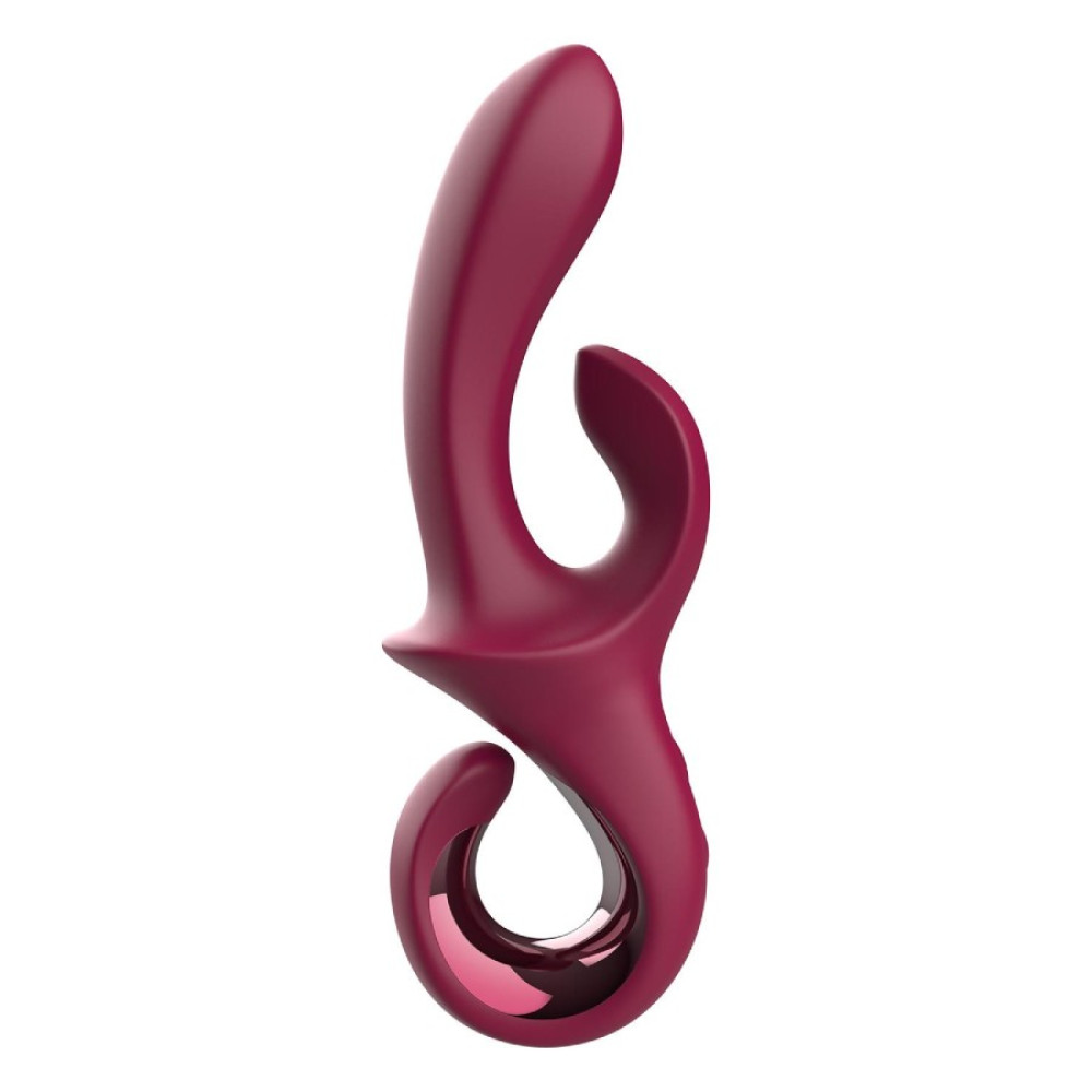 Вибратор-кролик Dreamtoys Glam с ручкой-крючком, бордовый, 22,7 х 4,2 см фото №0 — секс игрушки: Украина, NO TABOO