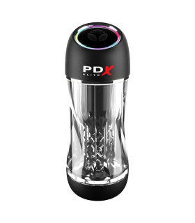 Мастурбатор автоматический Pipedream PDX Elite с всасыванием, черный, 22 х 8 см - No Taboo