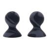 Вакуумные присоски на соски Sportsheets Velvet Noir, силиконовые, черные, 7.3 х 5 см фото №5 — секс игрушки: Украина, NO TABOO