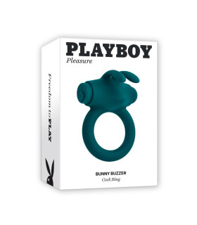 Эрекционное виброкольцо Evolved Playboy с ушками, зеленое, 8.2 х 6.2 см - No Taboo