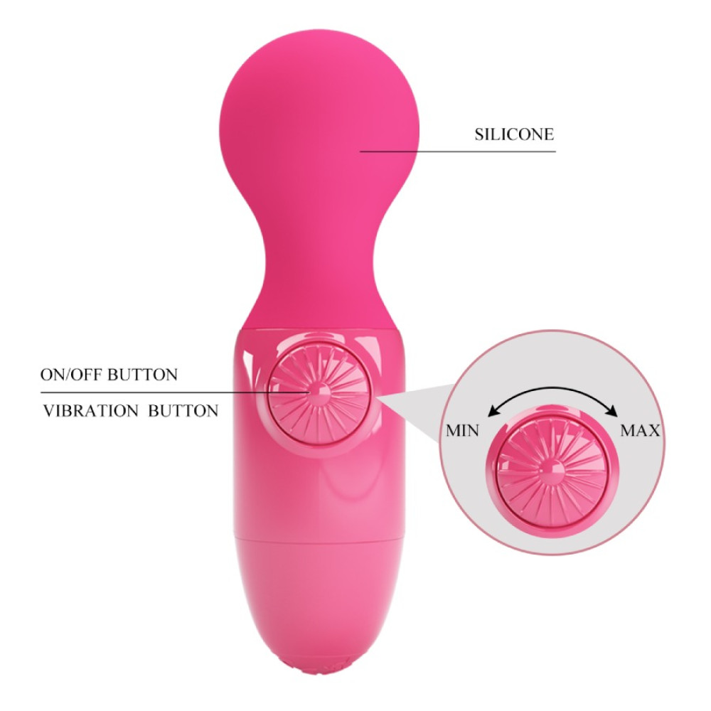 Мини-вибратор-микрофон Pretty Love Little Cute, розовый, 12 х 3.8 см фото №9 — секс игрушки: Украина, NO TABOO