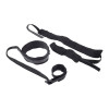 Наручники Sex & Mischief на запястья и бёдра, чёрные, фото №3 — секс шоп Украина, NO TABOO