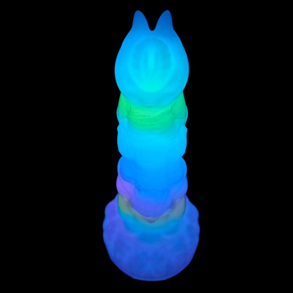 Вибратор люминесцентный с пультом UNIVIBE Unicorn, разноцветный, 25 х 5.7 см фото №6 — секс игрушки: Украина, NO TABOO
