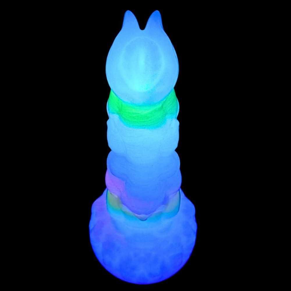 Вибратор люминесцентный с пультом UNIVIBE Unicorn, разноцветный, 25 х 5.7 см фото №9 — секс игрушки: Украина, NO TABOO