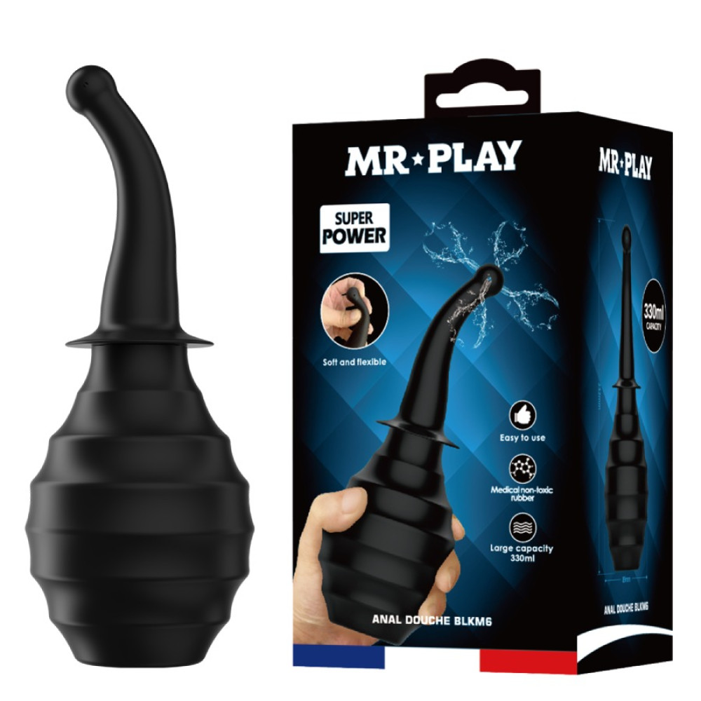 Анальный душ Mr Play черный, 330 мл фото №0 — секс игрушки: Украина, NO TABOO