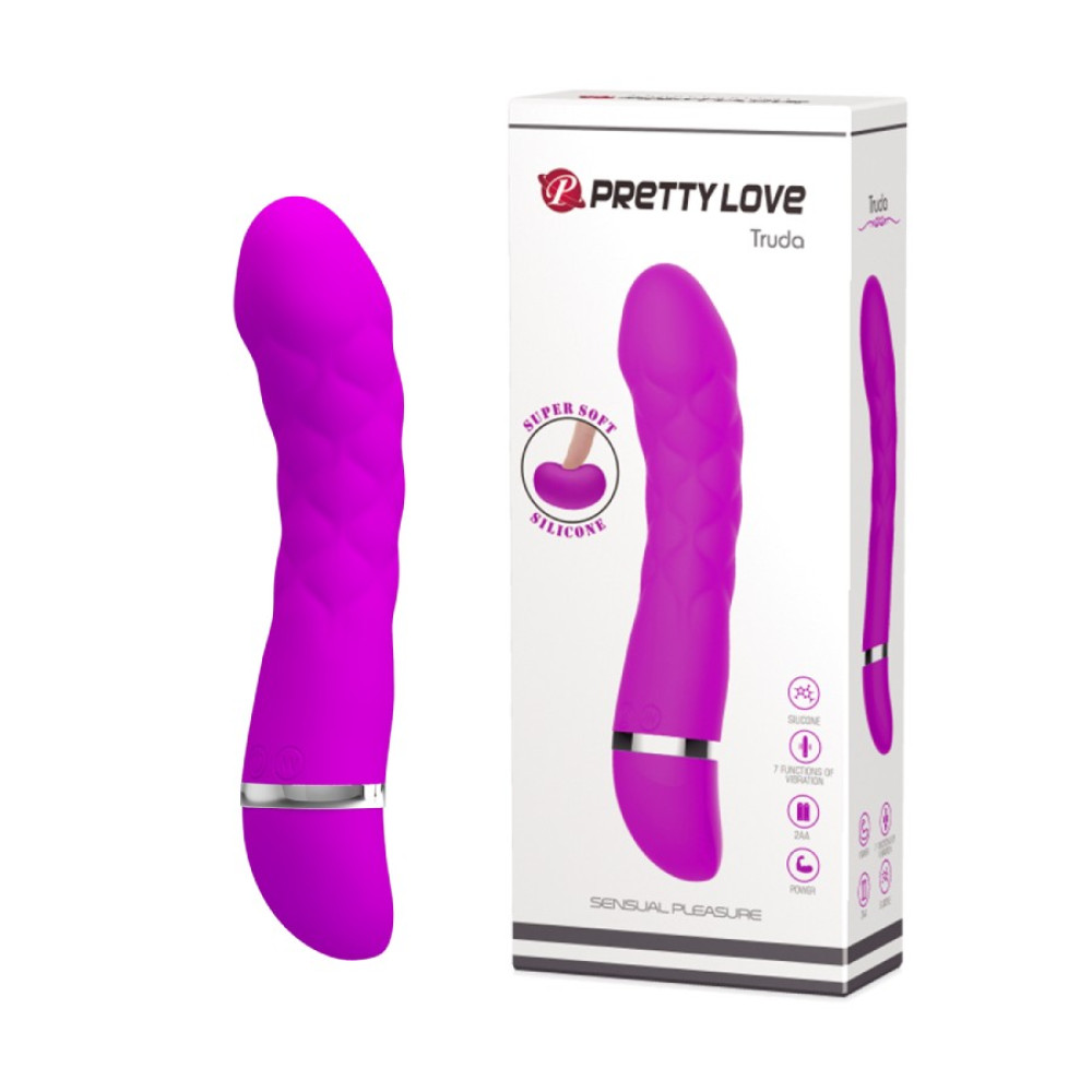 Вибратор для точки G Pretty Love Truda силиконовый, фуксия, 18.8 х 3.5 см фото №0 — секс игрушки: Украина, NO TABOO