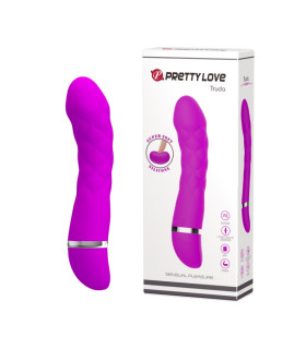 Вибратор для точки G Pretty Love Truda силиконовый, фуксия, 18.8 х 3.5 см - No Taboo