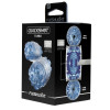 Мастурбатор двусторонний Fleshlight Quickshot Turbo кибер-кожа, голубой, 11.2 х 6.5 см фото №2 — секс игрушки: Украина, NO TABOO