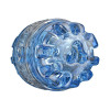Мастурбатор двусторонний Fleshlight Quickshot Turbo кибер-кожа, голубой, 11.2 х 6.5 см фото №3 — секс игрушки: Украина, NO TABOO