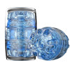 Мастурбатор двусторонний Fleshlight Quickshot Turbo кибер-кожа, голубой, 11.2 х 6.5 см фото №1 — секс игрушки: Украина, NO TABOO