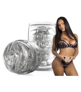 Мастурбатор вагина и анус Fleshlight Quickshot Autumn Falls киберкожа, прозрачный, 11.2 х 6.5 см - No Taboo