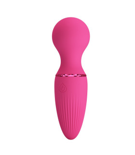 Минивибратор-микрофон Pretty Love Dwayne, розовый, 12 х 3.7 см - No Taboo