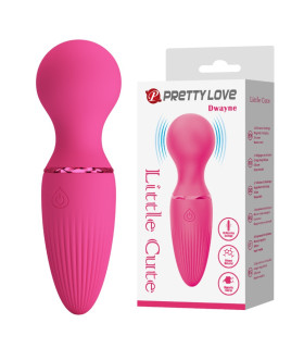 Минивибратор-микрофон Pretty Love Dwayne, розовый, 12 х 3.7 см - No Taboo