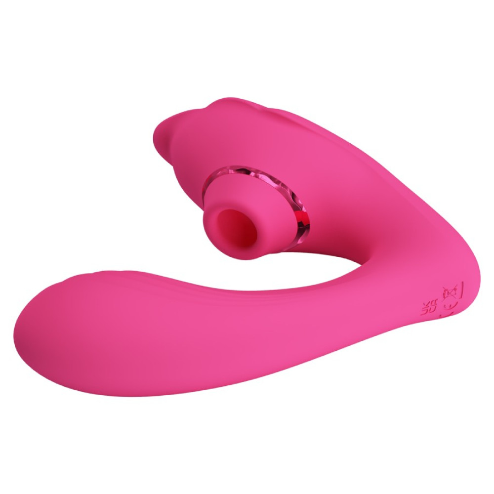 Стимулятор клитора Pretty Love Nemo с пульсацией, розовый, 13.8 х 11.2 см фото №8 — секс игрушки: Украина, NO TABOO