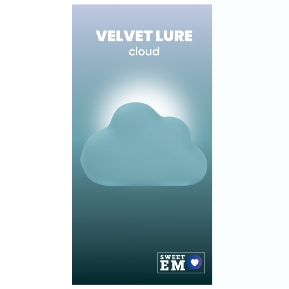 Вибратор для клитора Sweet Em Cloud в виде облачка, голубой, 8.3 х 5.5 см фото №0 — секс игрушки: Украина, NO TABOO