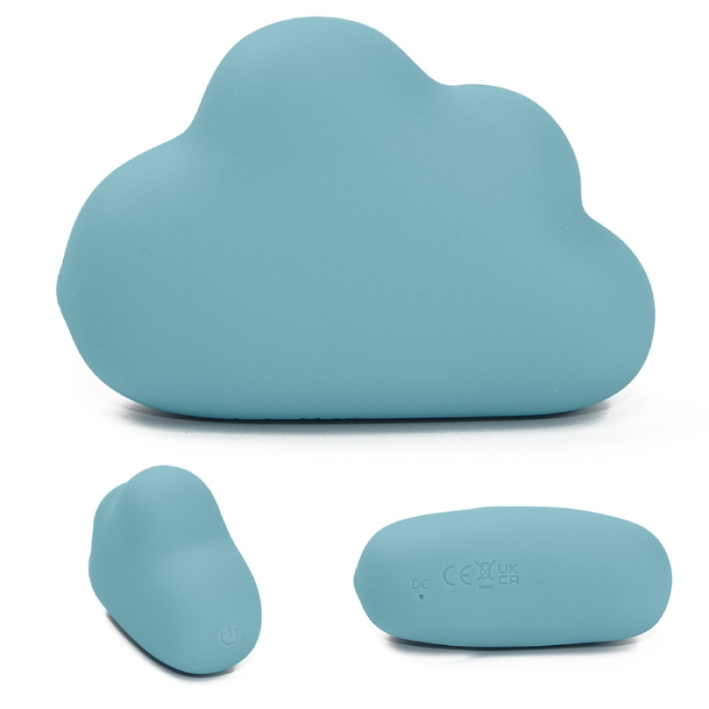 Вибратор для клитора Sweet Em Cloud в виде облачка, голубой, 8.3 х 5.5 см фото №7 — секс игрушки: Украина, NO TABOO