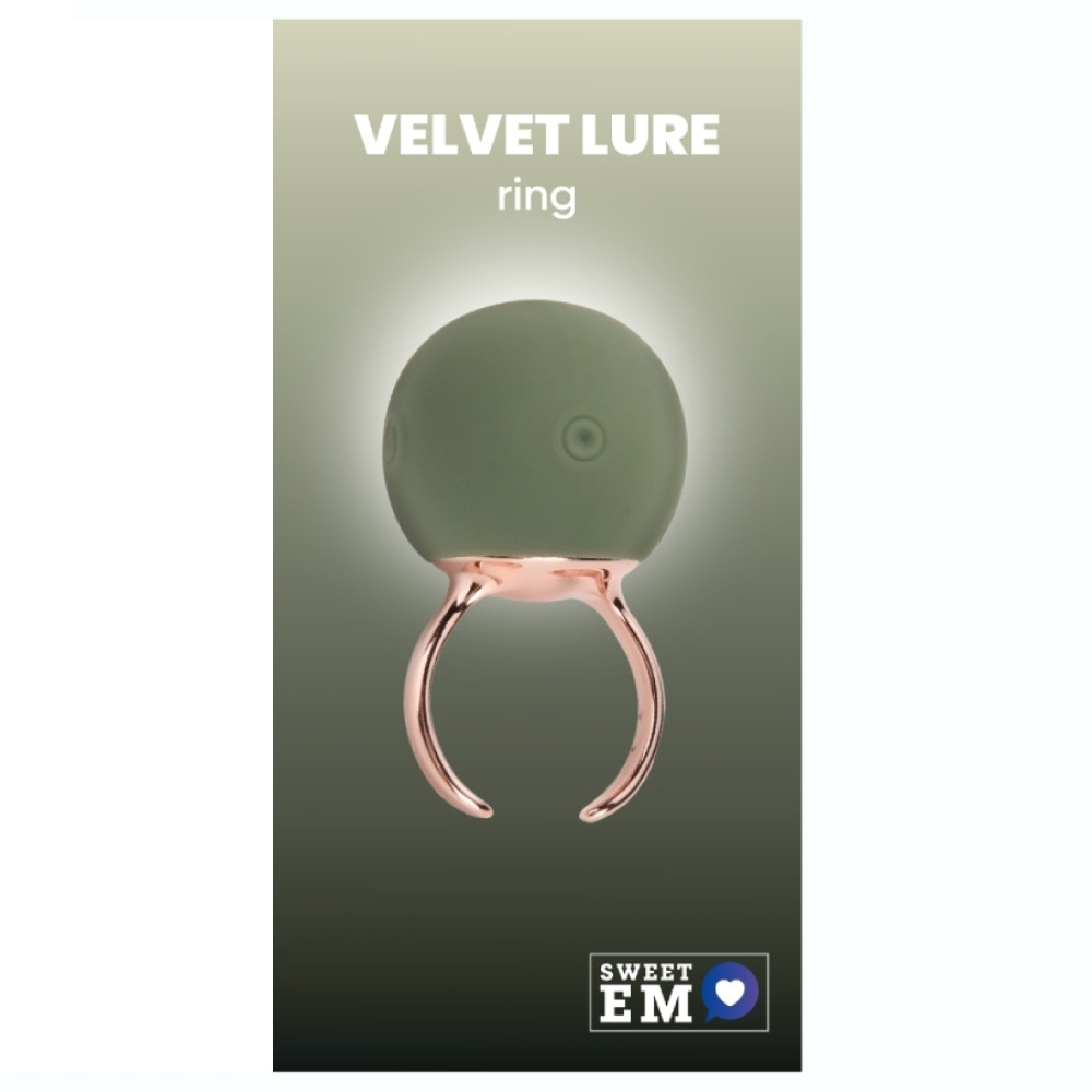 Вибратор-кольцо Sweet Em Ring для клитора, зеленый, 4.5 х 2.7 см фото №0 — секс игрушки: Украина, NO TABOO