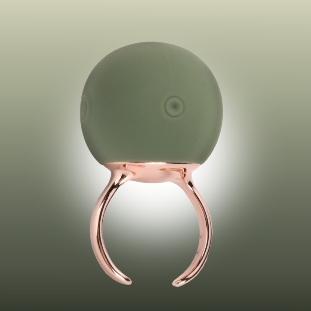 Вибратор-кольцо Sweet Em Ring для клитора, зеленый, 4.5 х 2.7 см фото №3 — секс игрушки: Украина, NO TABOO