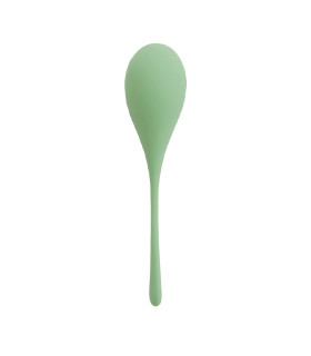 Тренажер Кегеля Sweet Em Kegel Ball з хвостиком, світло-зелений, 50 г, 14 х 3.3 см - No Taboo