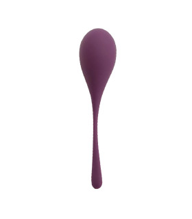 Тренажер Кегеля Sweet Em Kegel Ball з хвостиком, фіолетовий, 70 г, 14 х 3.3 см - No Taboo