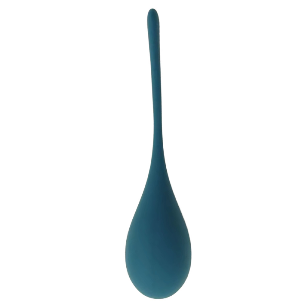 Тренажер Кегеля Sweet Em Kegel Ball с хвостиком, синий, 70 г, 14 х 3.3 см фото №5 — секс игрушки: Украина, NO TABOO