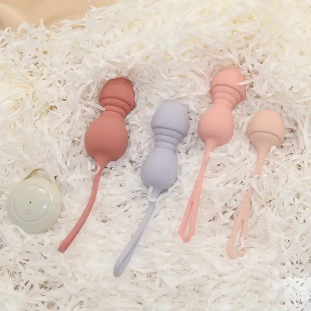Набір вагінальних віброкульок Sweet Em з пультом, різнокольорові, 4 шт фото №8 — секс іграшки: Україна, NO TABOO