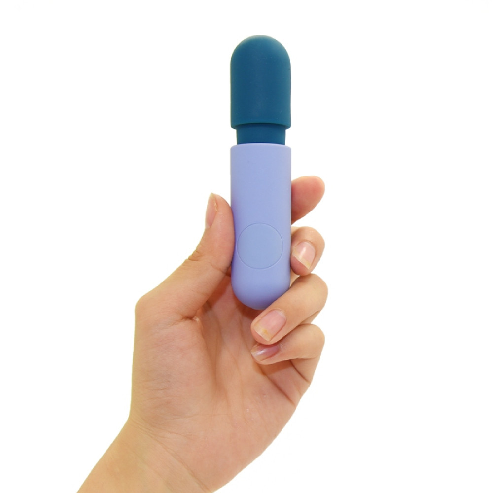 Минивибратор-микрофон Sweet Em Mini Wand синий, 11.8 х 2.6 см фото №5 — секс игрушки: Украина, NO TABOO