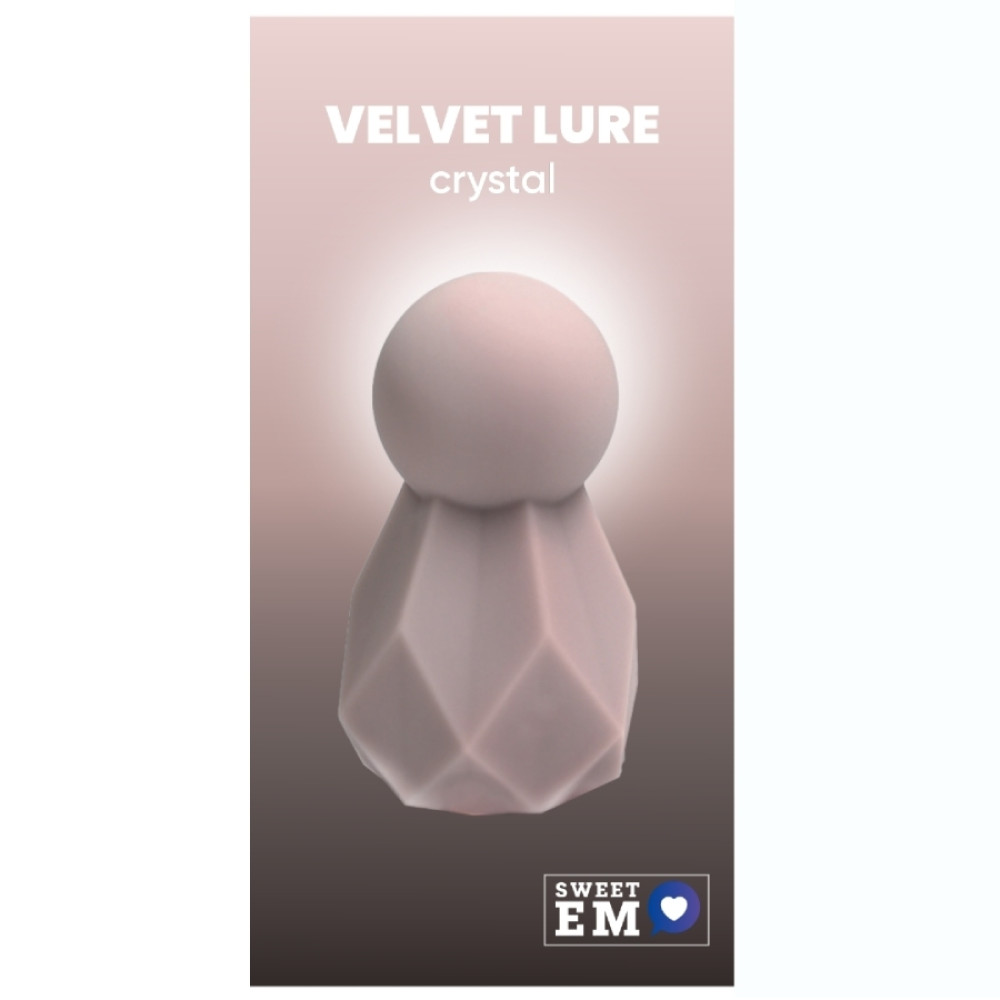 Минивибратор Sweet Em Crystal в форме кристалла, фиолетовый, 8 х 4.8 см фото №0 — секс игрушки: Украина, NO TABOO