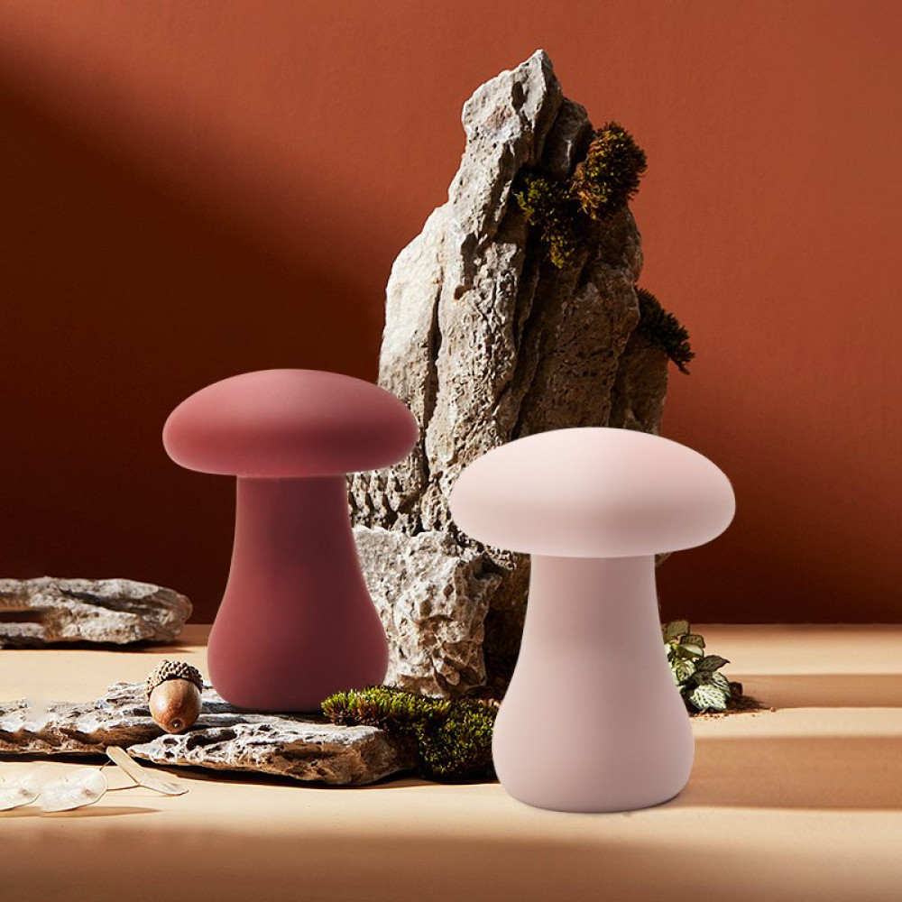 Вибратор Sweet Em Mushroom Mushroom в форме гриба, бордовый, 7.7 х 6 см фото №8 — секс игрушки: Украина, NO TABOO