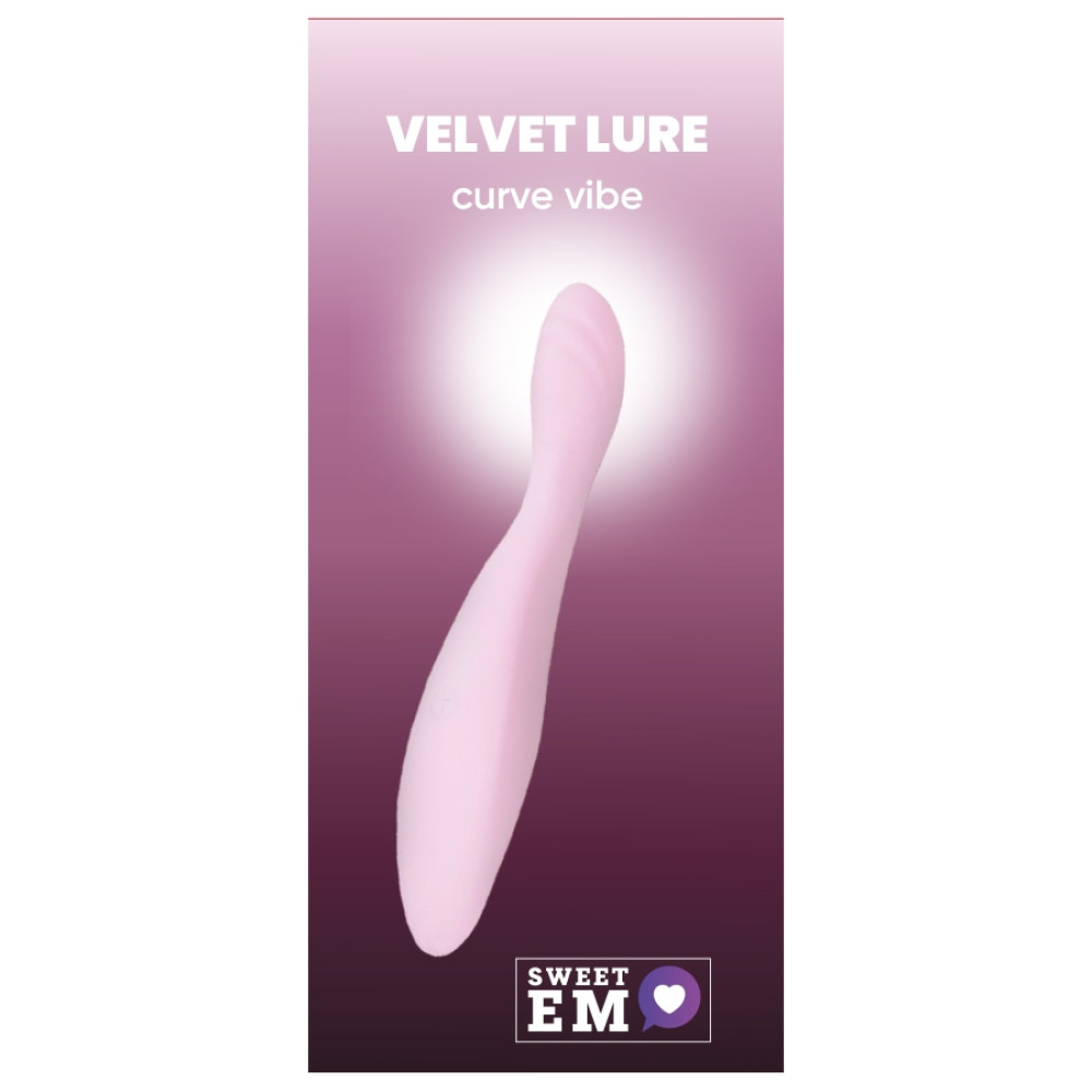 Вибратор Sweet Em Curve Vibe для точки G, розовый, 18.8 х 3.2 см фото №0 — секс игрушки: Украина, NO TABOO