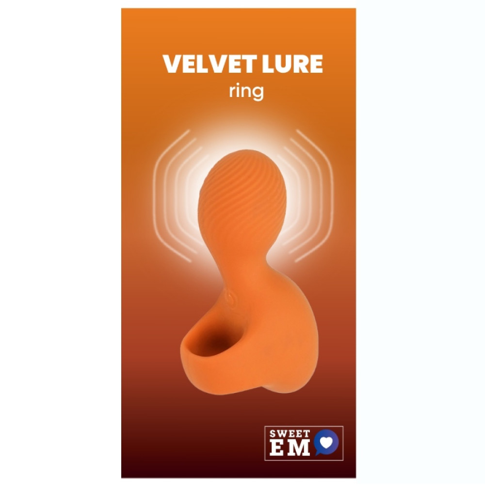 Вибратор на палец Sweet Em Ring оранжевый, 8.6 х 3.3 см фото №0 — секс игрушки: Украина, NO TABOO