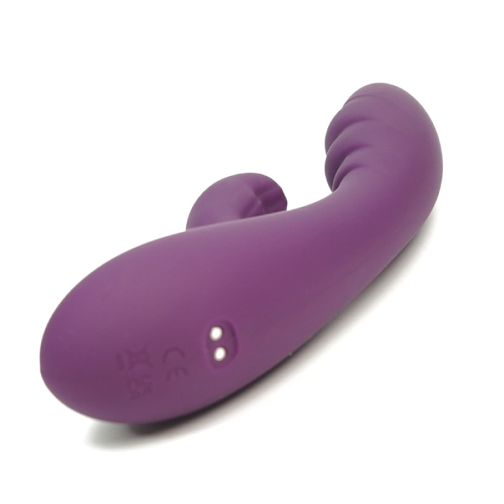 Вибратор-кролик Sweet Em Flexi Bunny Vibrator, фиолетовый, 19.8 х 4 см фото №5 — секс игрушки: Украина, NO TABOO