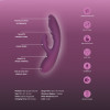 Вибратор-кролик Sweet Em Flexi Bunny Vibrator, фиолетовый, 19.8 х 4 см фото №3 — секс игрушки: Украина, NO TABOO