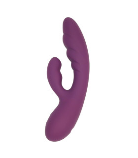 Вибратор-кролик Sweet Em Flexi Bunny Vibrator, фиолетовый, 19.8 х 4 см - No Taboo