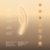 Вибратор-кролик Sweet Em Flexi Bunny Vibrator, бежевый, 19.8 х 4 см фото №3 — секс игрушки: Украина, NO TABOO