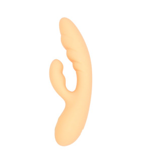Вибратор-кролик Sweet Em Flexi Bunny Vibrator, бежевый, 19.8 х 4 см - No Taboo