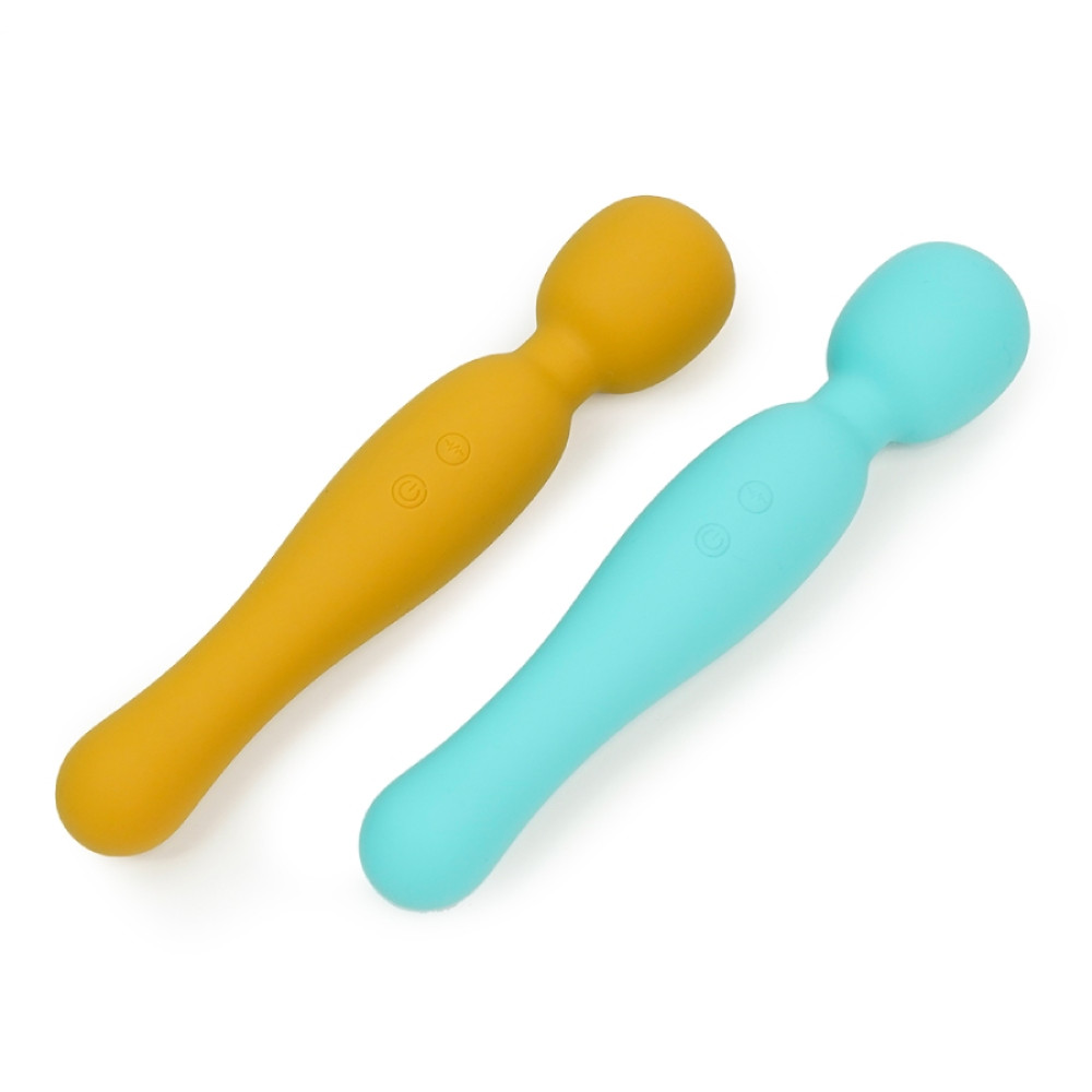 Вибратор-микрофон Sweet Em Soft Touch Wand, бирюзовый, 22.2 х 4.5 см фото №4 — секс игрушки: Украина, NO TABOO