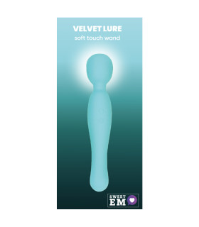 Вибратор-микрофон Sweet Em Soft Touch Wand, бирюзовый, 22.2 х 4.5 см - No Taboo