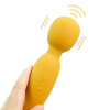 Вибратор-микрофон Sweet Em Soft Touch Wand, желтый, 22.2 х 4.5 см фото №4 — секс игрушки: Украина, NO TABOO