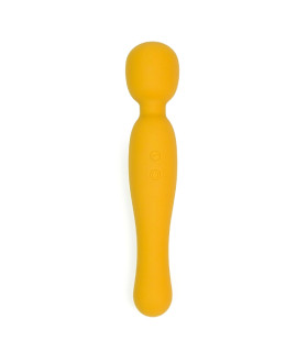 Вибратор-микрофон Sweet Em Soft Touch Wand, желтый, 22.2 х 4.5 см - No Taboo