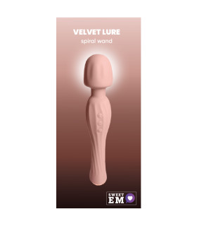 Вибратор-микрофон Sweet Em Spiral Wand тёмно-розовый, 20.8 х 4.4 см - No Taboo