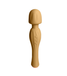 Вибратор-микрофон Sweet Em Spiral Wand желтый, 20.8 х 4.4 см - No Taboo