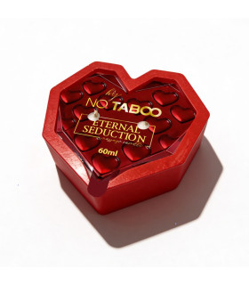 Массажная свеча в форме сердца, 60 мл, NO TABOO Eternal Seduction цветы + фрукты + сандал - No Taboo