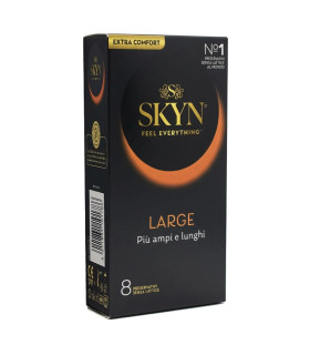 Презервативы безлатексные Skyn Large большого размера, 8 шт - No Taboo